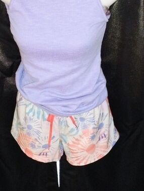 Salt Life Girls Youth Large Swim Shorts Board Shorts NWT Quick Dry Tie Dye Coral